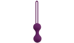 Вагинальные шарики из силикона Vaginal DumbBell Purple 2,8 см