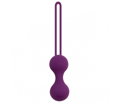 Вагинальные шарики из силикона Vaginal DumbBell Purple 2,8 см