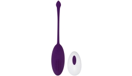 Виброяйцо с дистанционным управлением Silicone Vibrating Egg 10-Mode Purple