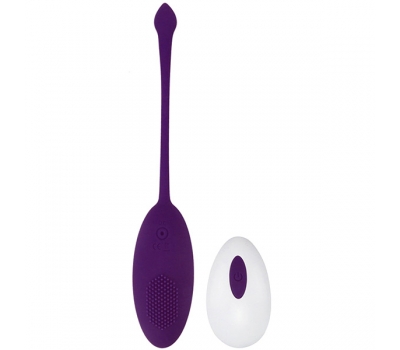 Виброяйцо с дистанционным управлением Silicone Vibrating Egg 10-Mode Purple