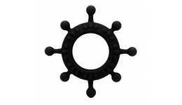 Эрекционное кольцо из силикона Handwheel Black