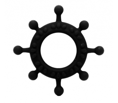 Эрекционное кольцо из силикона Handwheel Black
