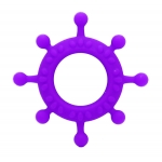 Эрекционное кольцо из силикона Handwheel Purple