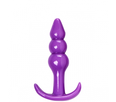 Гелевая пробка для ношения Jelly Pleasure Beads Purple